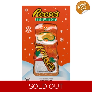 Reese's Peanut Butter Snowman 141g- Hershey's Reeses Milk Chocolate